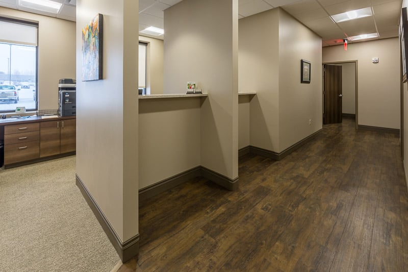 Meridian Park Oral Surgery Hallway